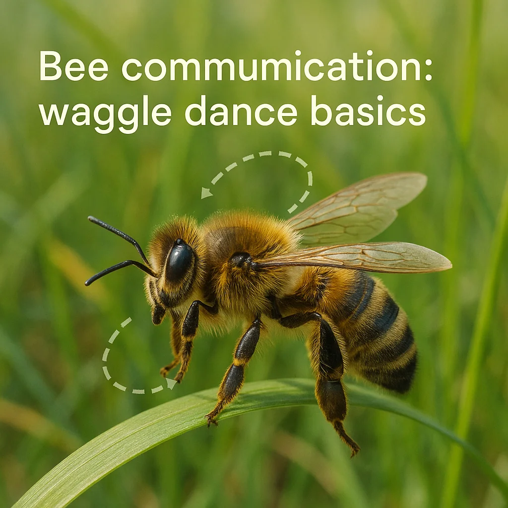 Bee communication: waggle dance basics