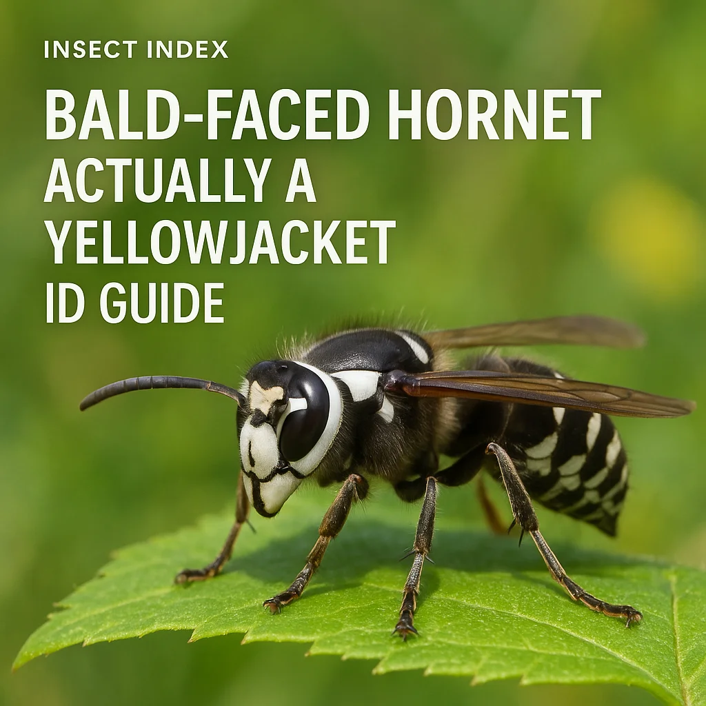 Bald-faced Hornet Actually A Yellowjacket ID Guide