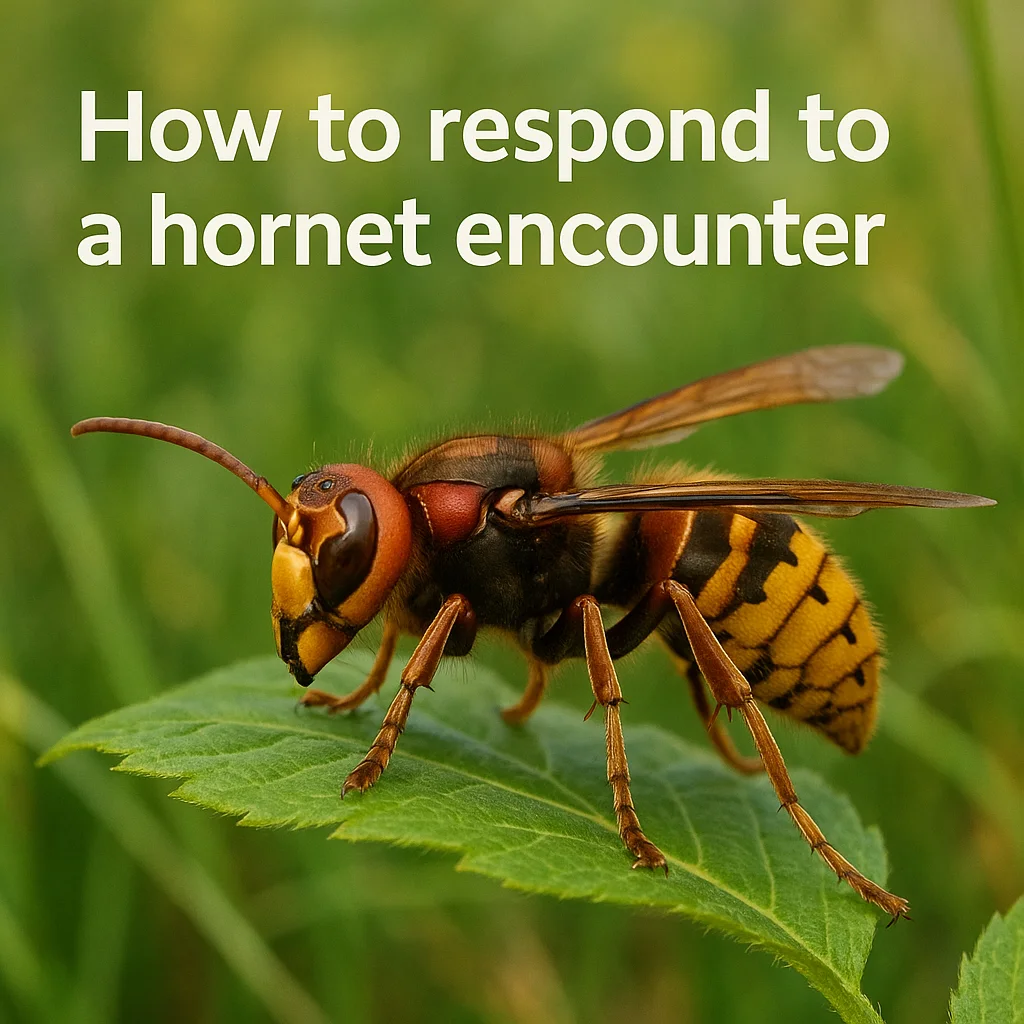 How to respond to a hornet encounter