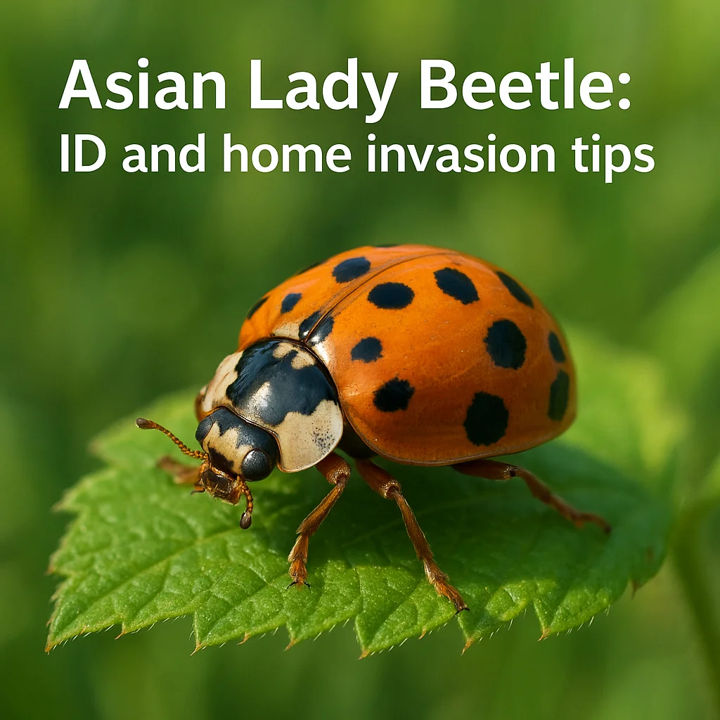 Asian Lady Beetle: ID and home invasion tips