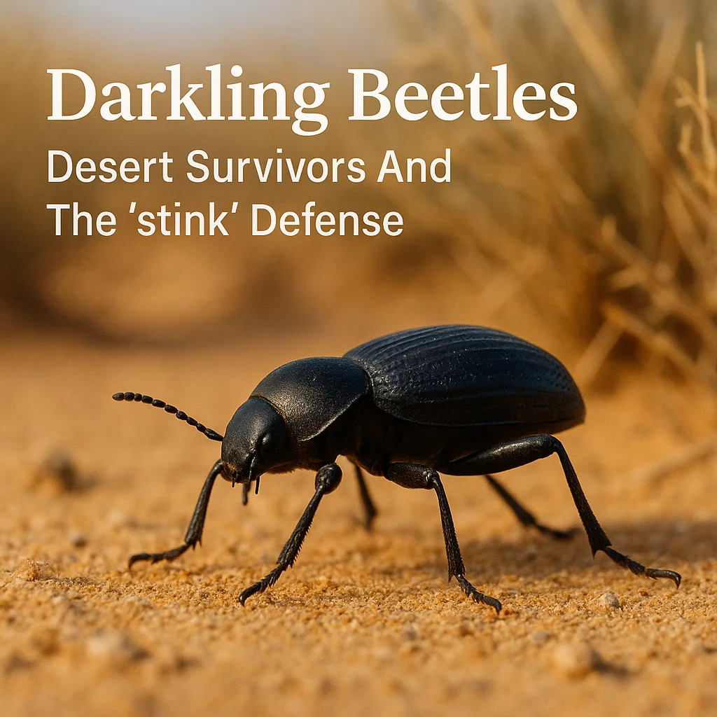 Darkling Beetles Desert Survivors And The ‘stink' Defense