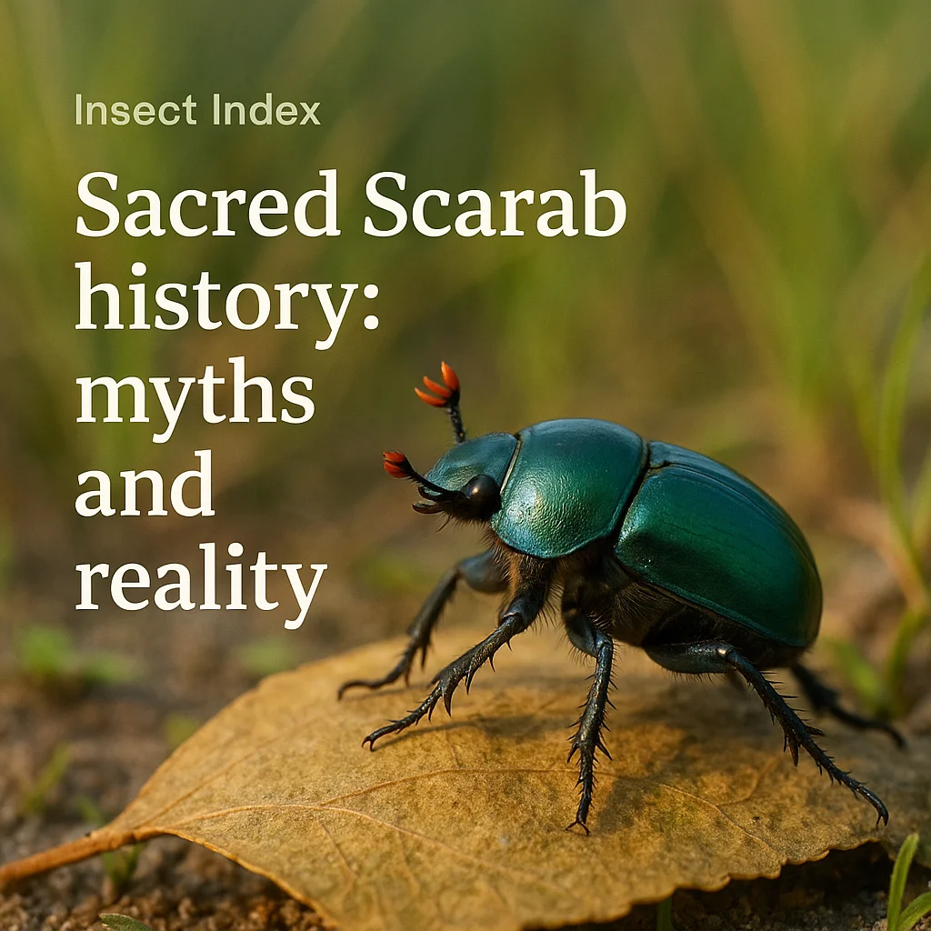 Sacred Scarab history: myths and reality
