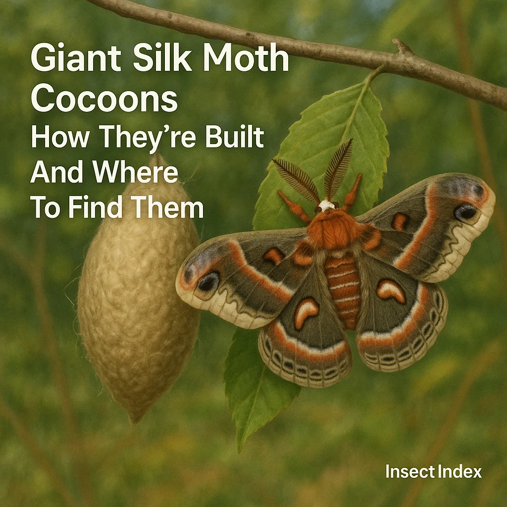 Giant Silk Moth Cocoons How They're Built And Where To Find Them