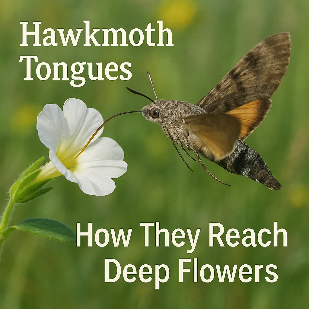 Hawkmoth Tongues How They Reach Deep Flowers