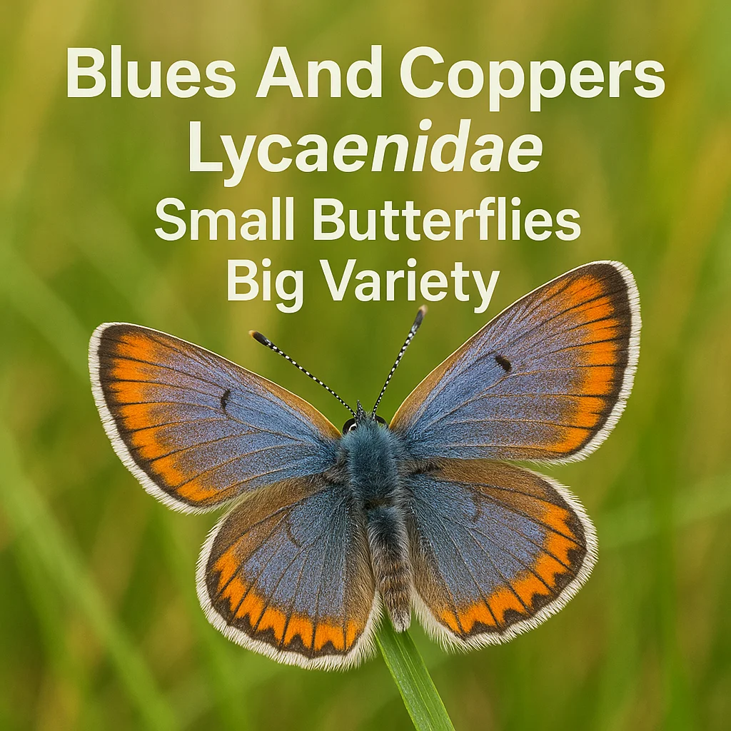 Blues And Coppers Lycaenidae Small Butterflies Big Variety