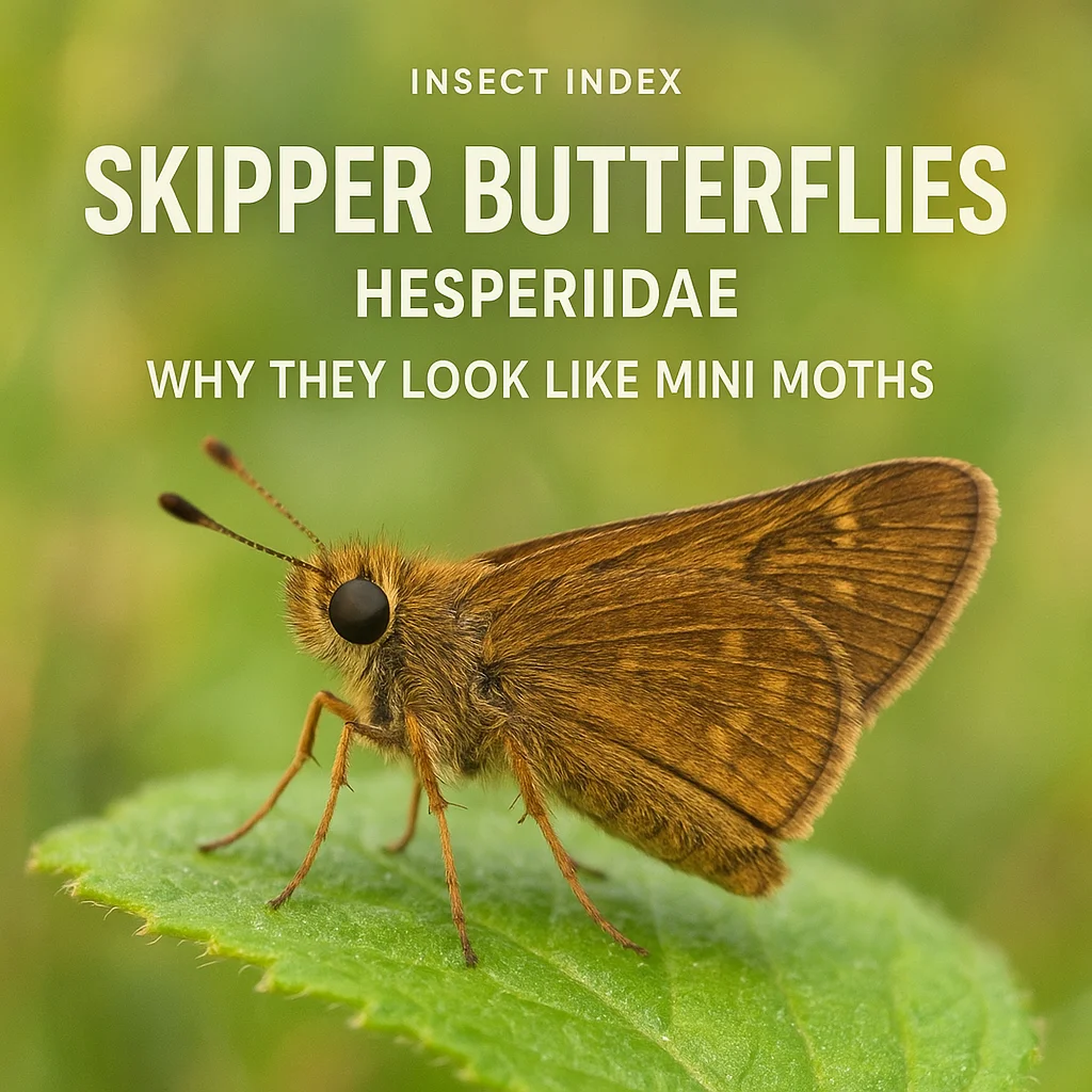 Skipper Butterflies Hesperiidae Why They Look Like Mini Moths