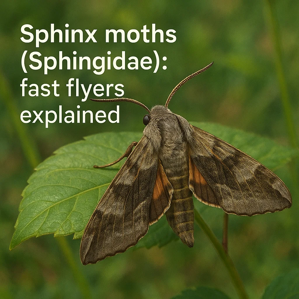 Sphinx moths (Sphingidae): fast flyers explained
