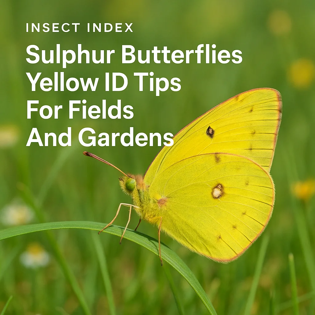 Sulphur Butterflies Yellow ID Tips For Fields And Gardens
