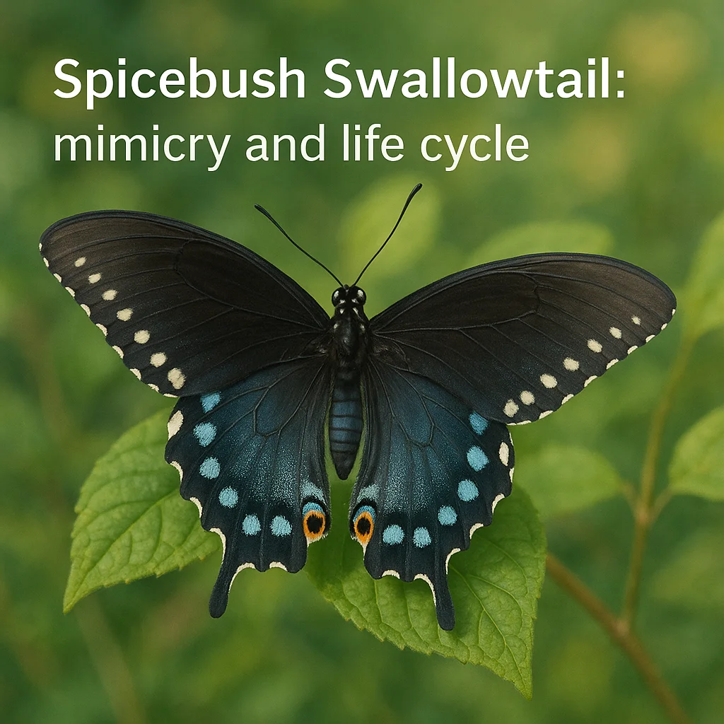 Spicebush Swallowtail: mimicry and life cycle