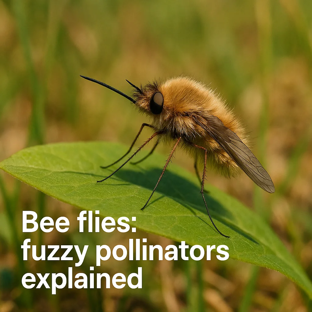 Bee flies: fuzzy pollinators explained