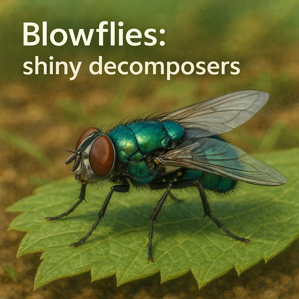 Blowflies: shiny decomposers