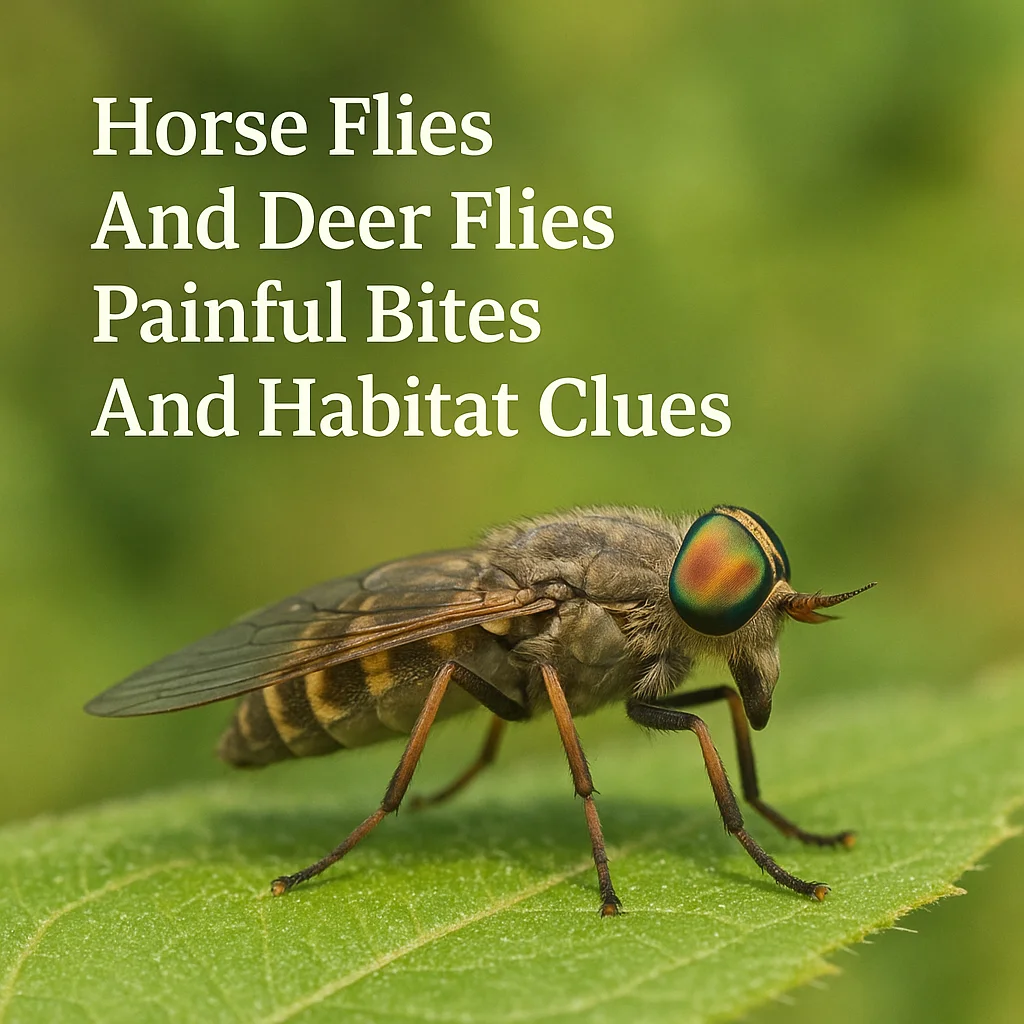 Horse Flies And Deer Flies Painful Bites And Habitat Clues