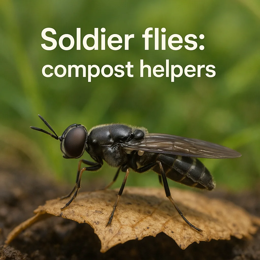 Soldier flies: compost helpers
