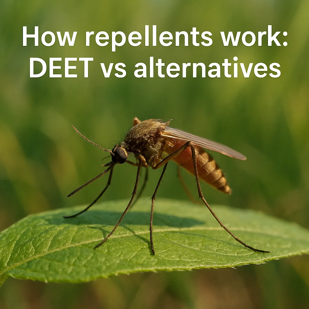 How repellents work: DEET vs alternatives
