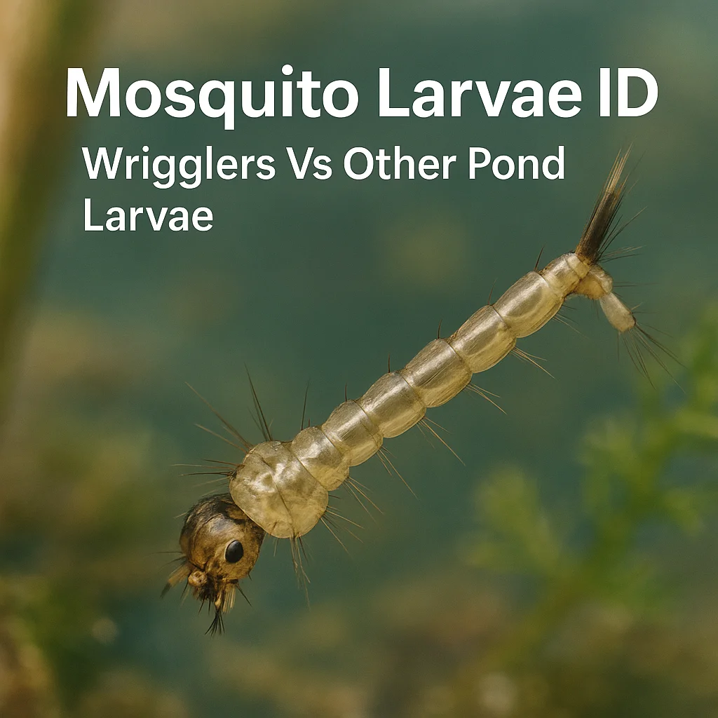 Mosquito Larvae ID Wrigglers Vs Other Pond Larvae