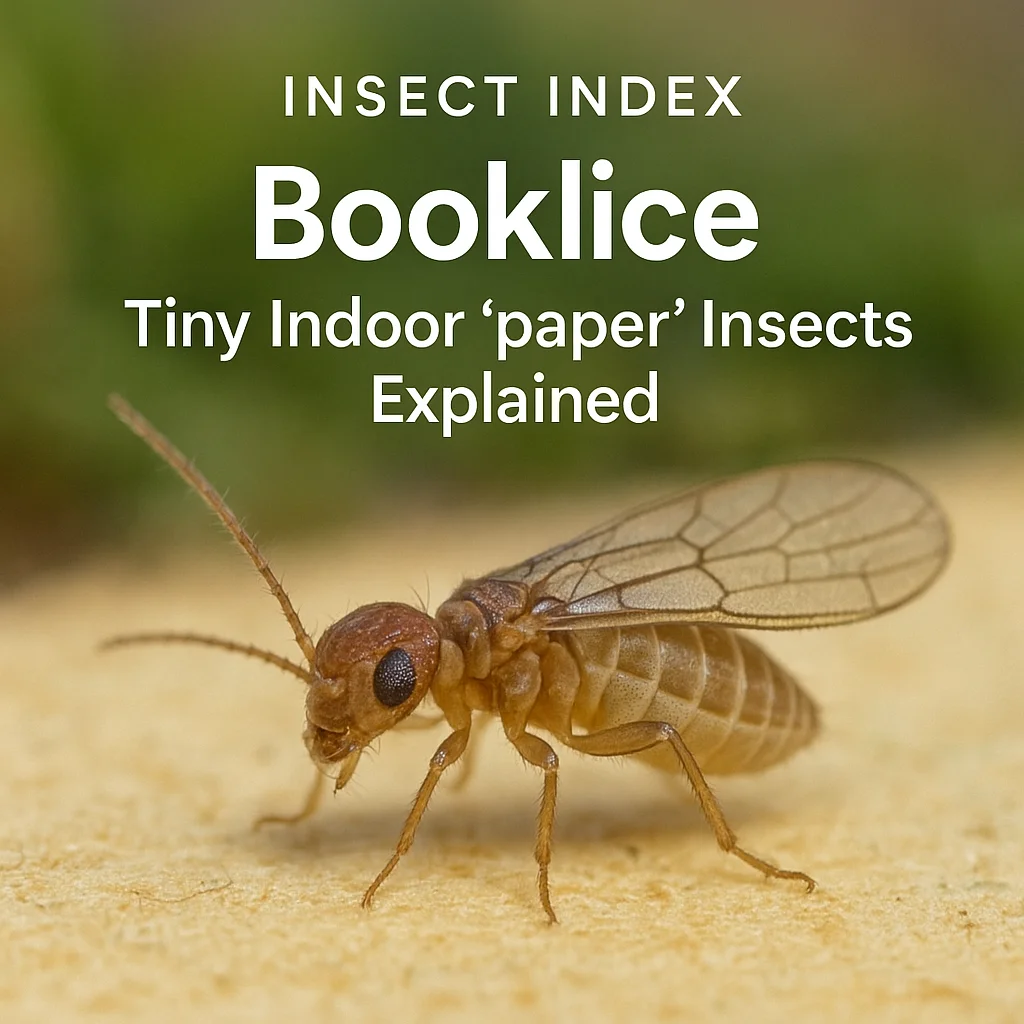 Booklice Tiny Indoor ‘paper' Insects Explained