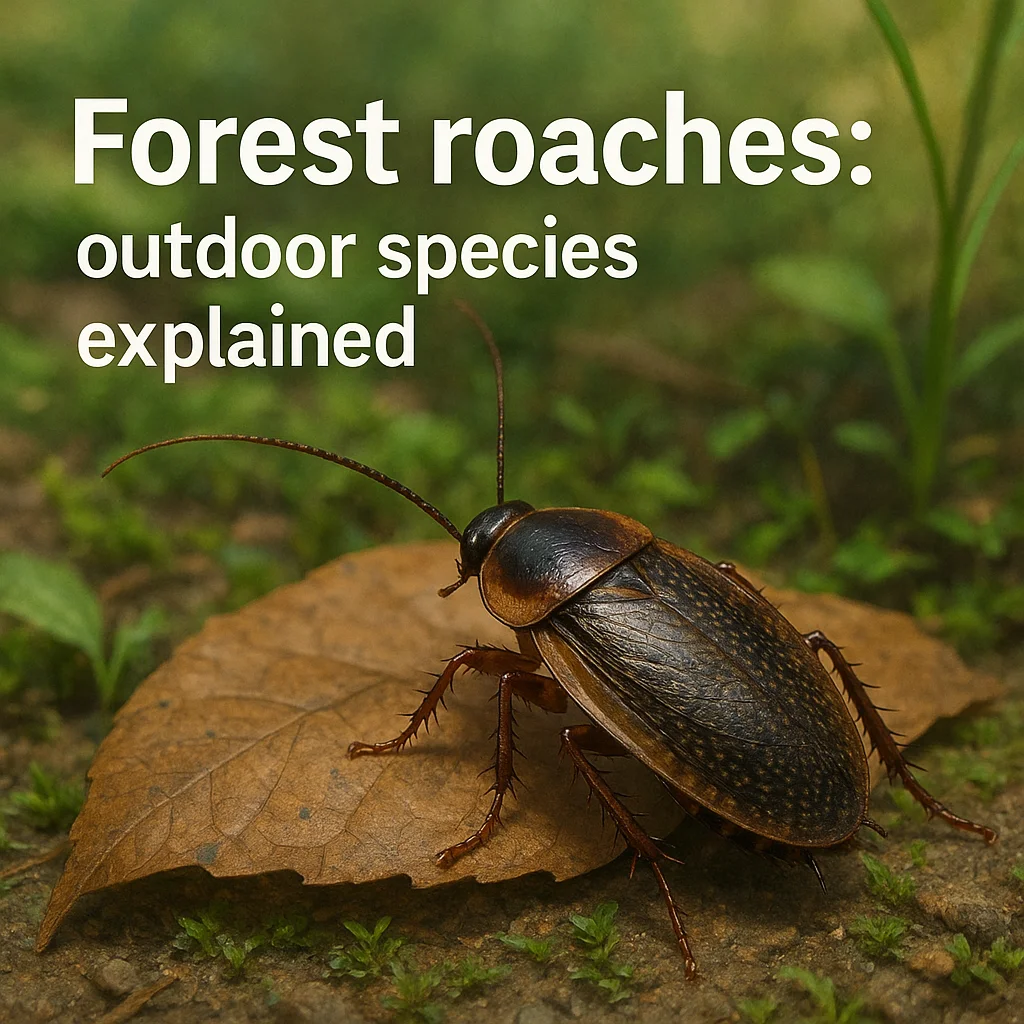 Forest roaches: outdoor species explained