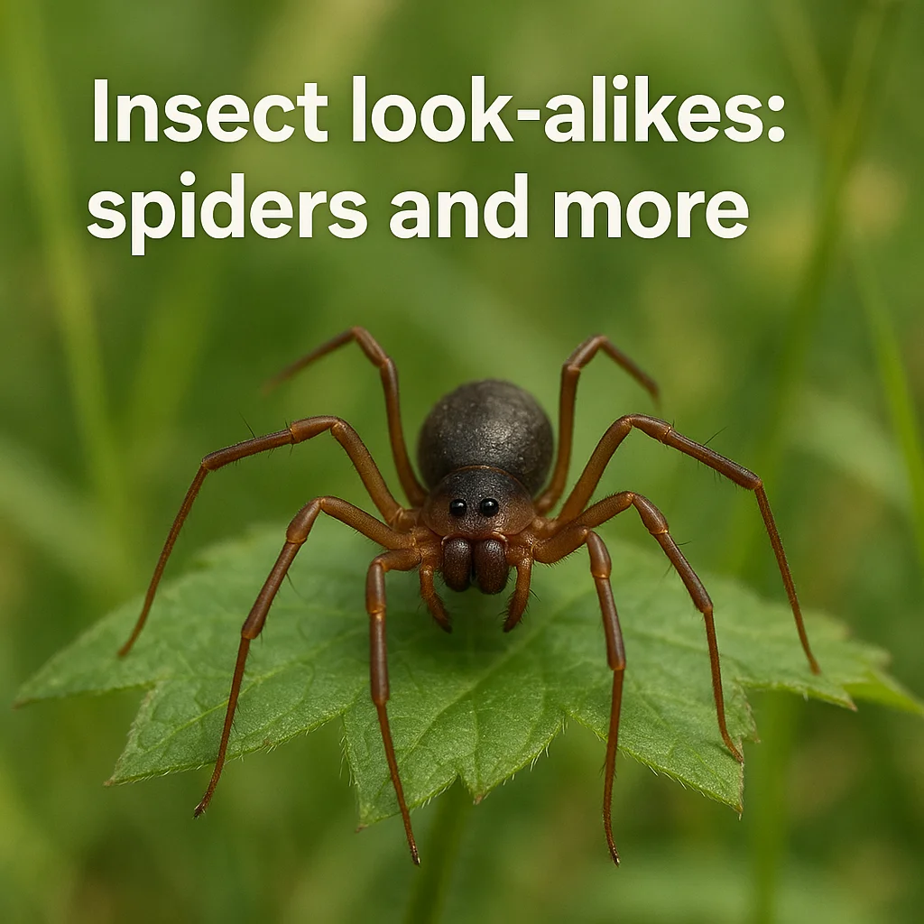 Insect look-alikes: spiders and more