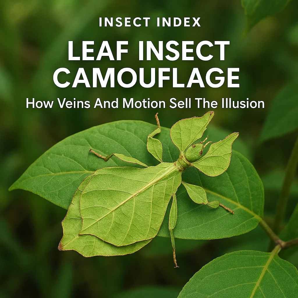 Leaf Insect Camouflage How Veins And Motion Sell The Illusion