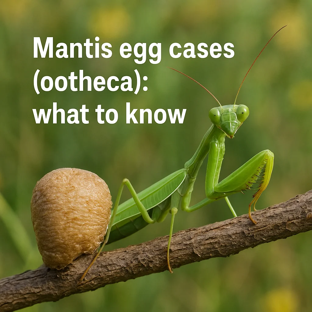 Mantis egg cases (ootheca): what to know
