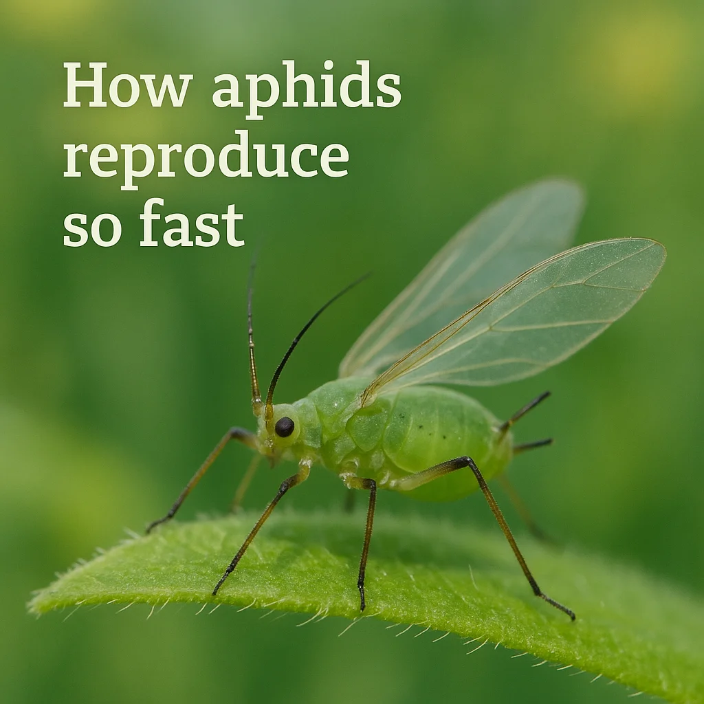 How aphids reproduce so fast