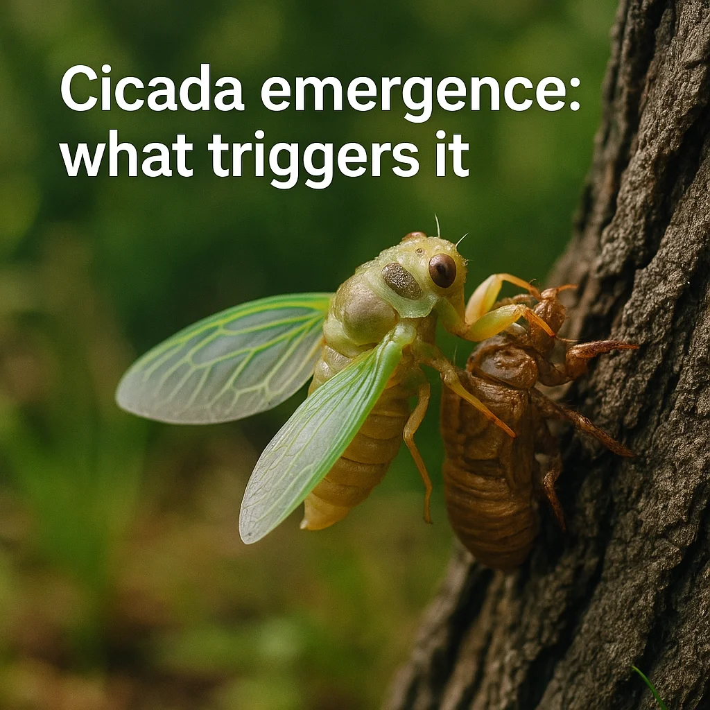 Cicada emergence: what triggers it