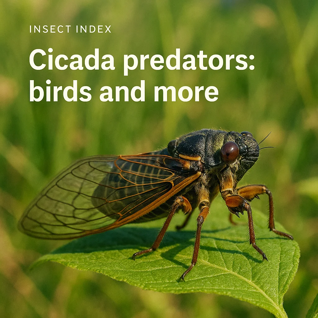 Cicada predators: birds and more