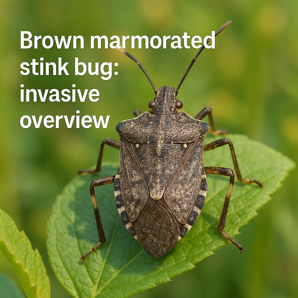 Brown marmorated stink bug: invasive overview