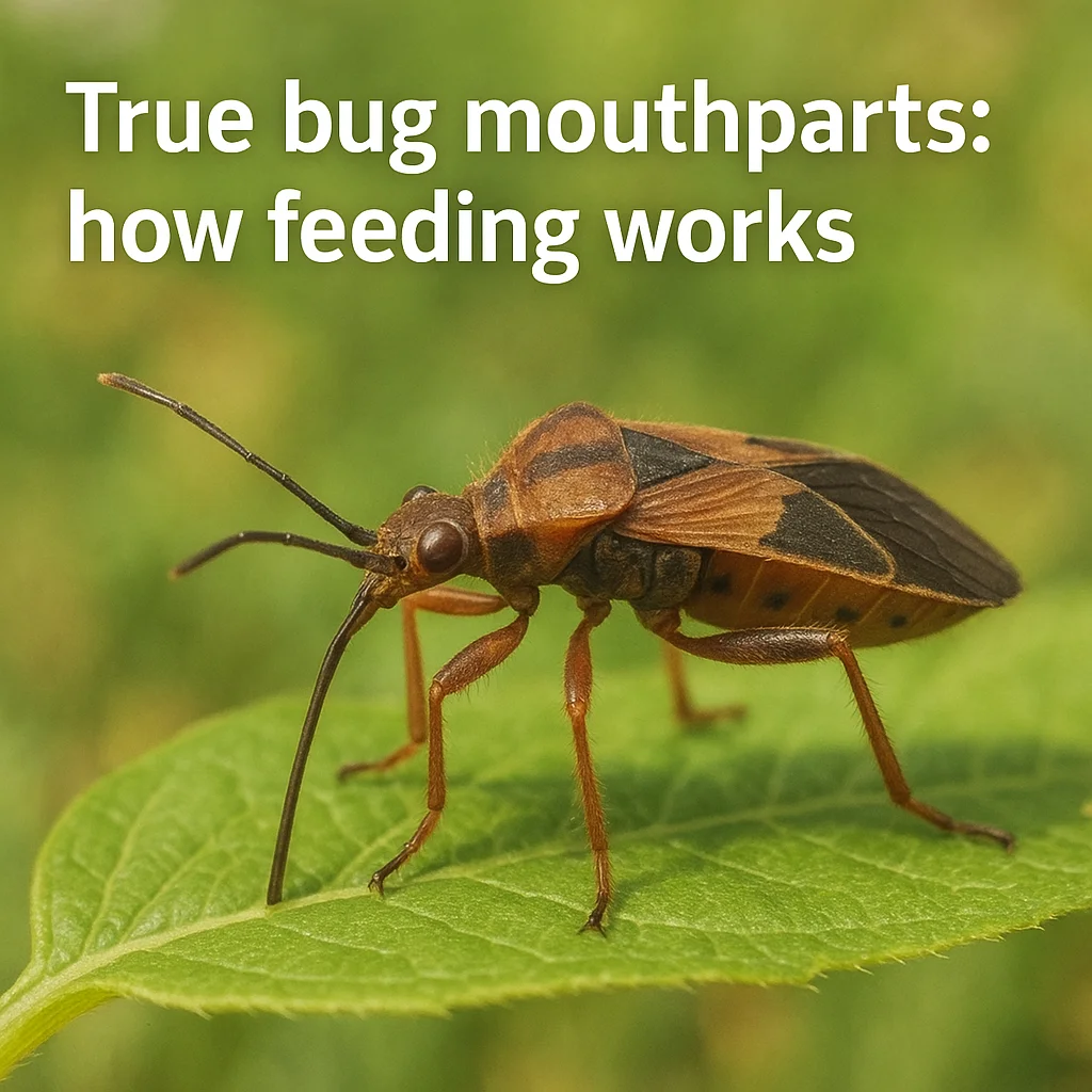 True bug mouthparts: how feeding works