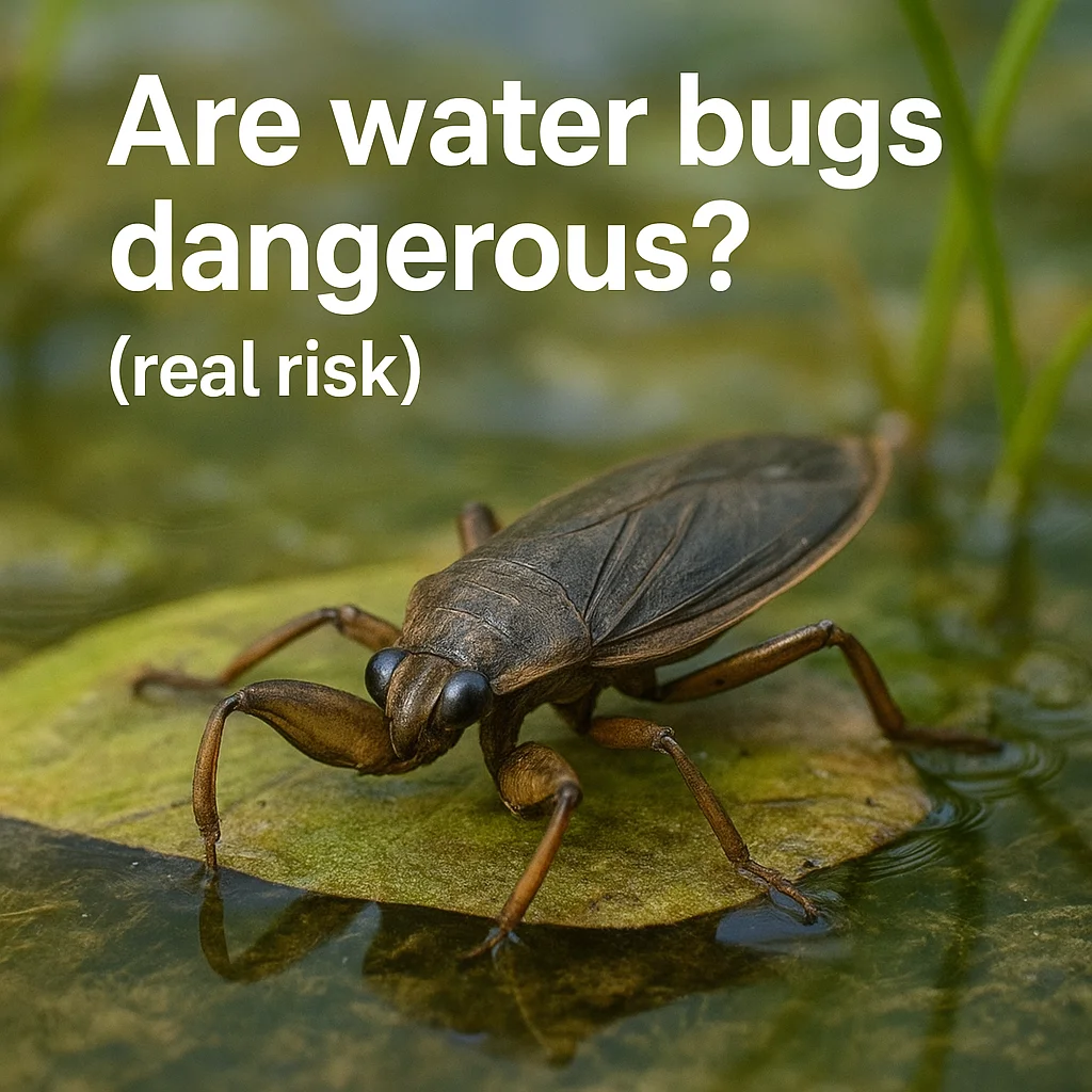 Are water bugs dangerous? (real risk)